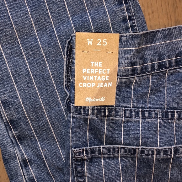 NWT 🆕 Madewell The Perfect Vintage Crop Jean - Picture 3 of 4